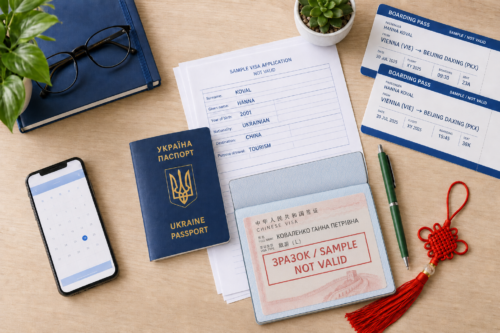 Документи для оформлення візи в Китай для українців